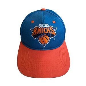 Vintage New York NY Knicks Drew Pearson Snapback Hat Cap Small Medium Fit